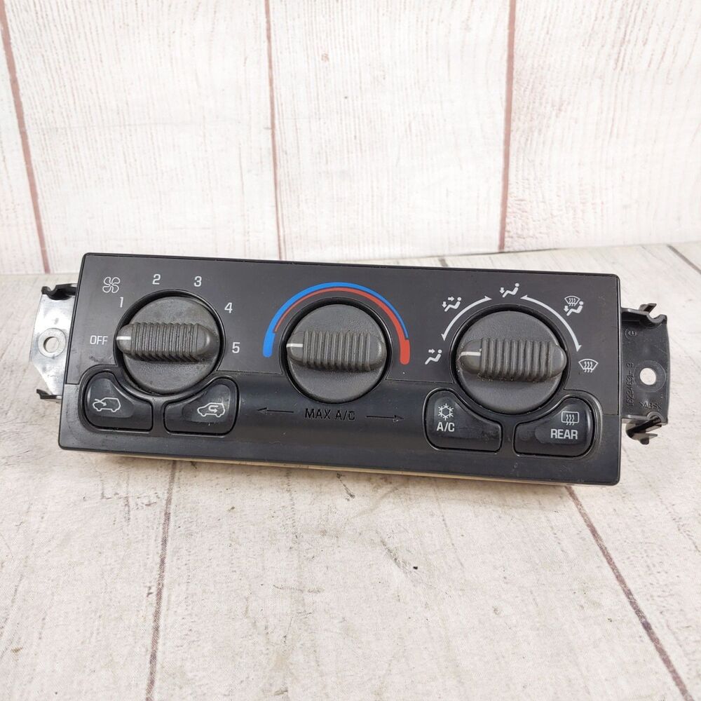 99-02 Chevy GMC Silverado Sierra Yukon Climate Control A/C + Rear Defroster WORK